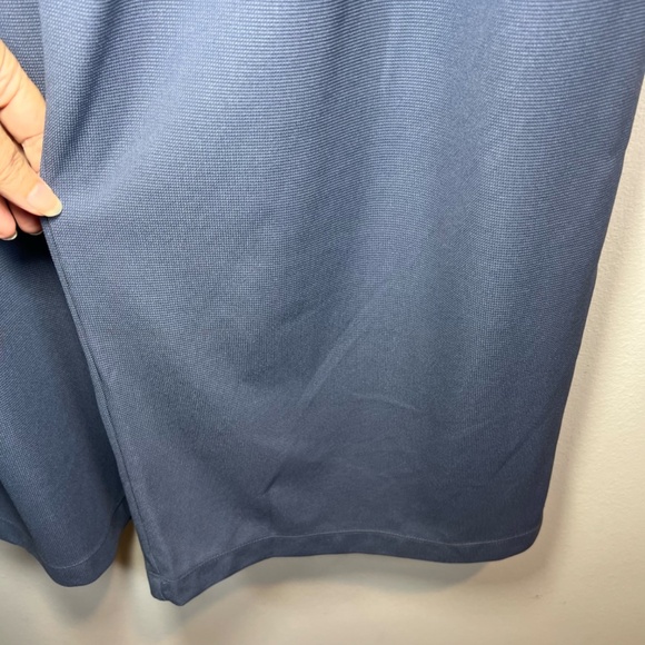 Halara Flex High Waist Pocket Wide Leg Waffle Work Pants Blue Gray NEW XL Petite - Picture 6 of 14